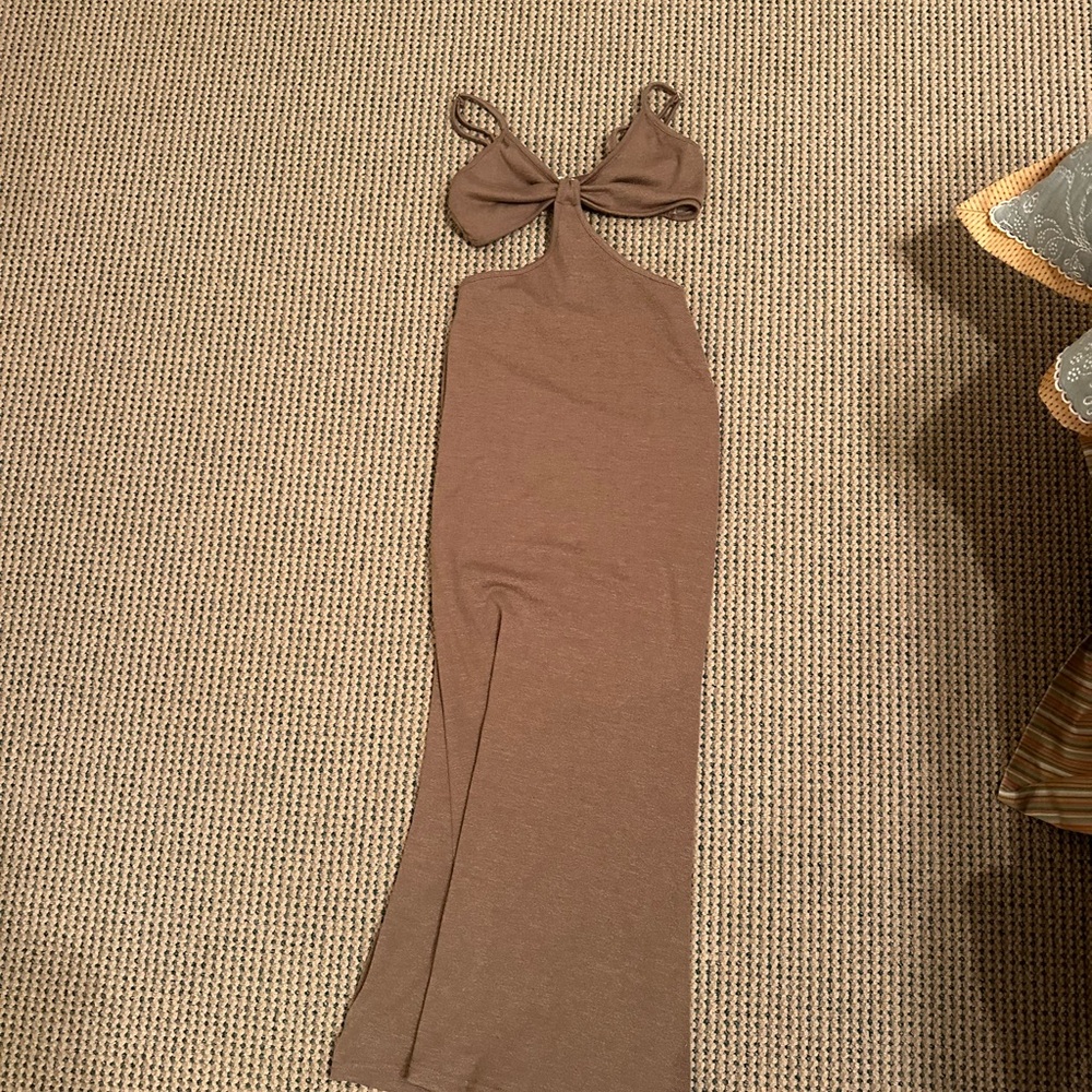 Princess Polly Olive Cutout Maxi Dress - Picture 3 of 3